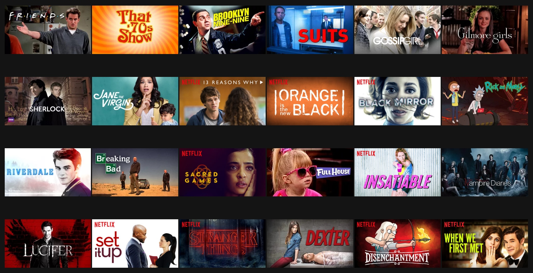 Netflix početna strana personalizacija